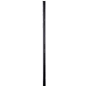 3 in. x 84 in. Black Direct Burial Outdoor Lamp Post (1-Pack)