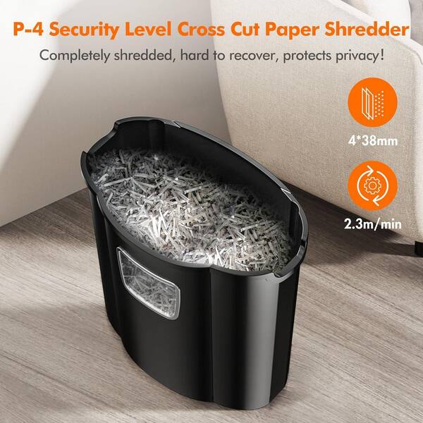 Yichuhaoxi Electric Paper Shredder for Home Use, 10-Sheet