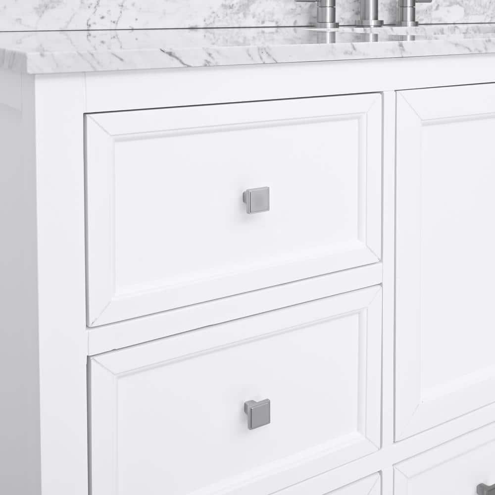 Everette 60'' White Single Freestanding Bathroom Vanity