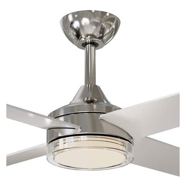 Hampton Bay Mercer II 52 in. Indoor Brushed Nickel Standard