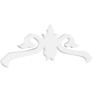 1 in. x 60 in. x 22-1/2 in. (8/12) Pitch Florence Gable Pediment Architectural Grade PVC Moulding