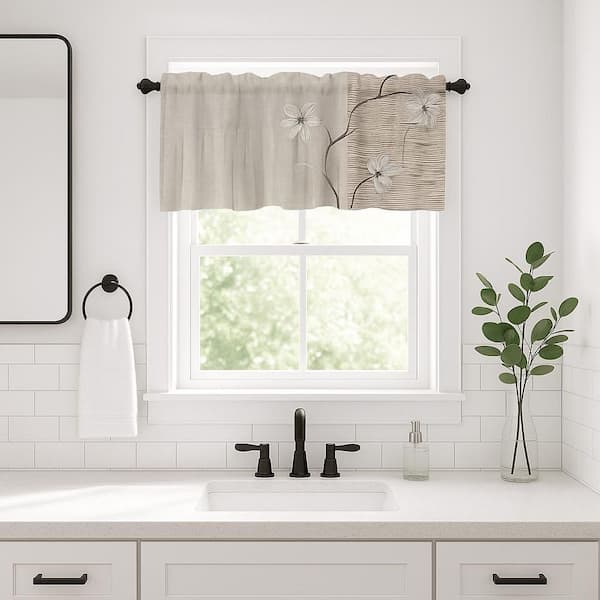 Magnolia Vine Fabric Shower Curtain-70 in. x 14 in.