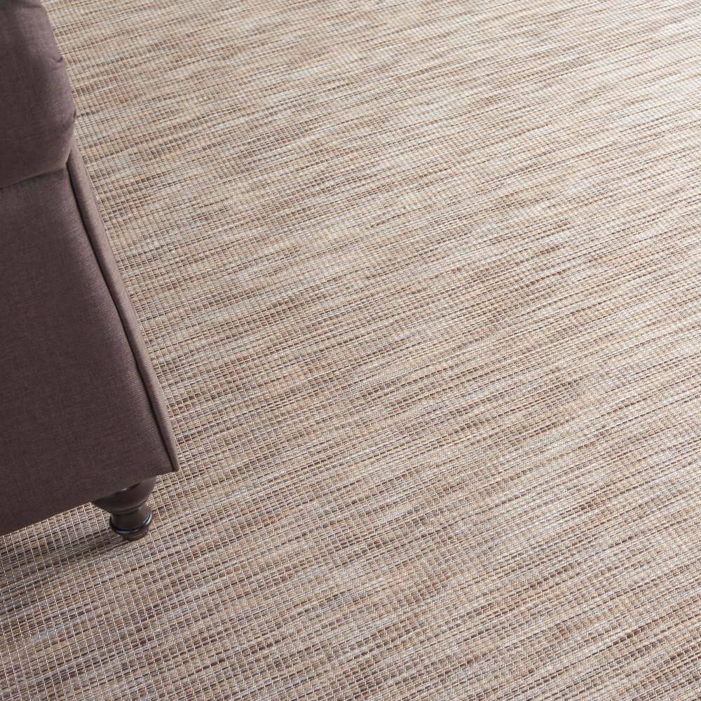 Positano Classic Beige Rectangular 7' x 10' Easy-Care Outdoor Rug
