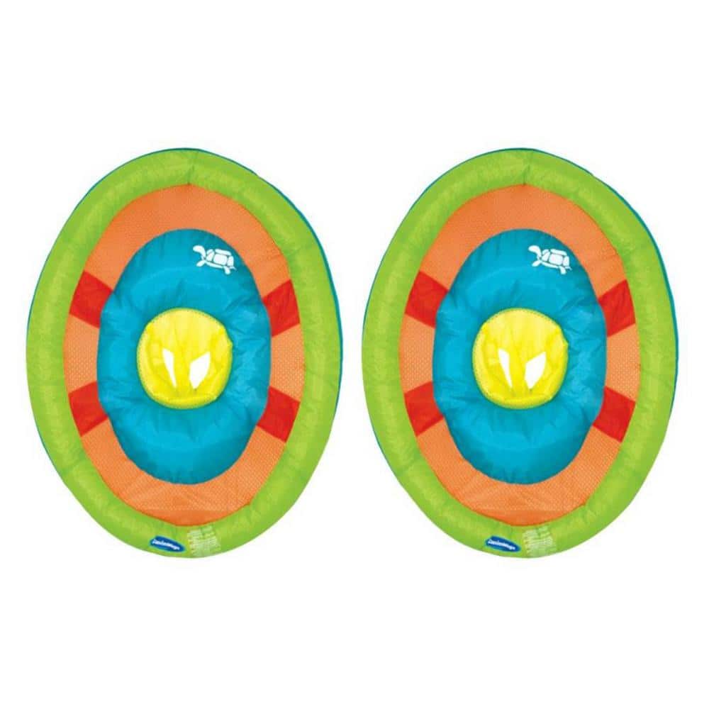 SwimWays Baby Spring Float Activity Center with Sun Canopy, Green Fish