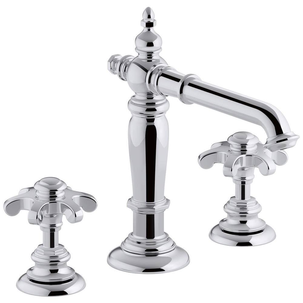 Artifacts Elegance Polished Chrome Bathroom Sink Spout