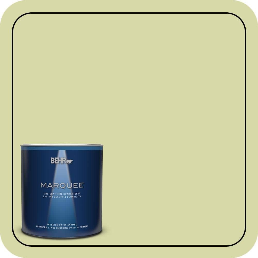 1 qt. #410C-3 Celery Sprig Satin Enamel Interior Paint & Primer price history on PriceWatchPro