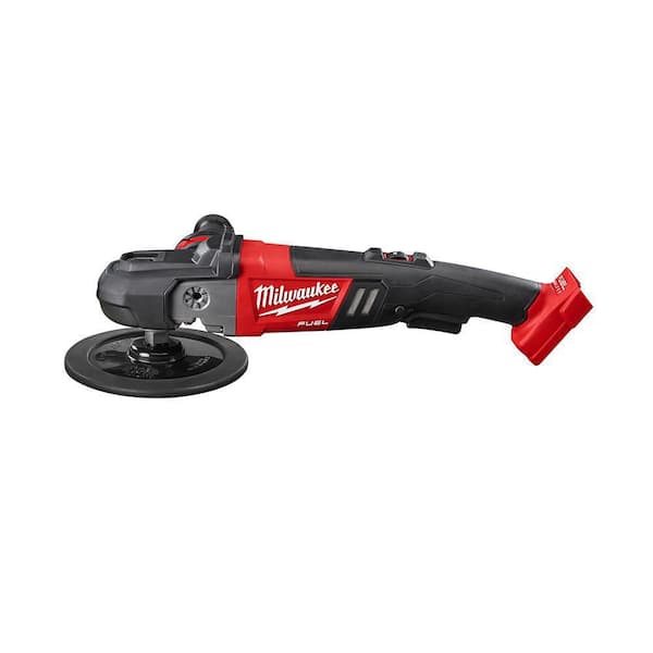 Milwaukee M18 FUEL 18V Lithium Ion Brushless Cordless 7 in. Variable Speed Polisher Tool Only 2738 20 The Home Depot