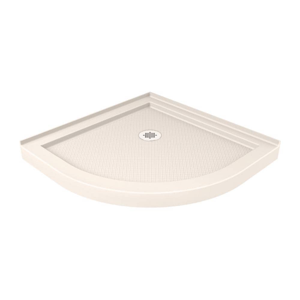 Prime 33" Frosted Glass Sliding Shower Enclosure with Oil Rubbed Bronze Frame