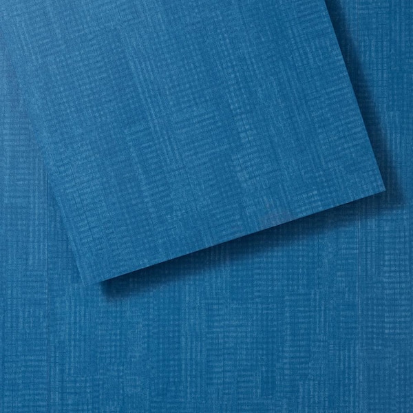 Lucida Surfaces FabCore Delphinia 28 MIL x 12 in. W x 24 in. L Adhesive Waterproof Vinyl Tile Flooring (36 sqft/case)