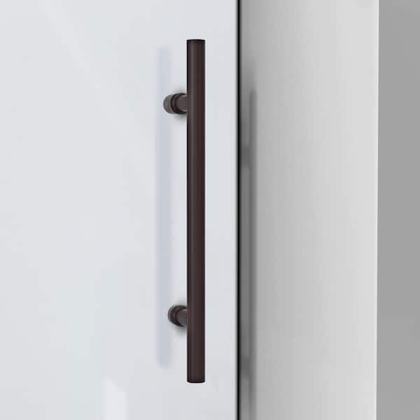 DreamLine - Enigma-XO 68-72 in. W x 76 in. H Fully Frameless Sliding Shower Door in Oil Rubbed Bronze