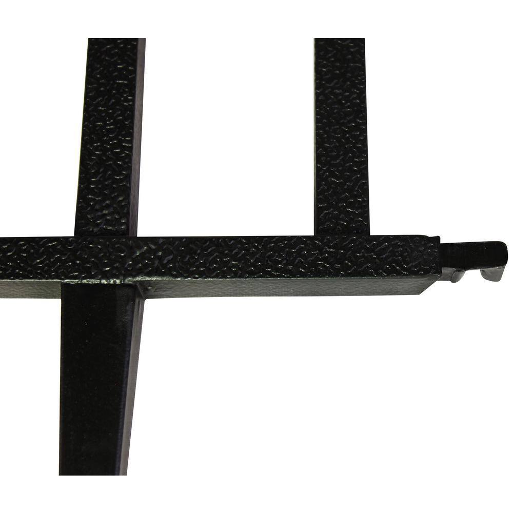 Black Resin Victorian Ornamental Garden Fence