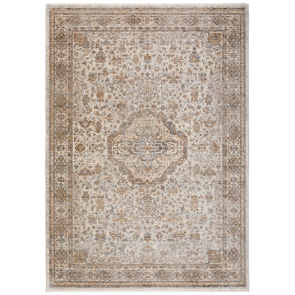 Yarra Vintage 7 ft. 10 in. x 10 ft. Beige Rug