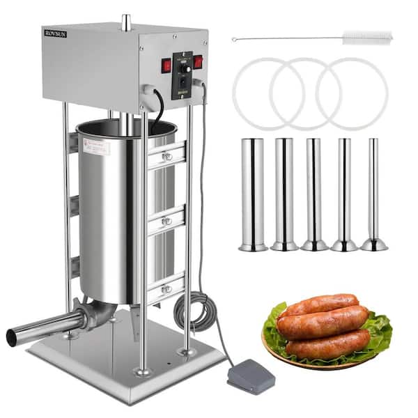 55 lb. Electric Sausage Stuffer Maker with 5-Stuffing Tubes