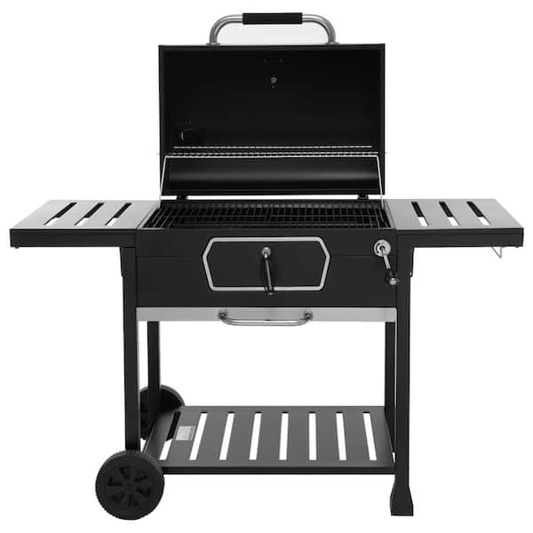 Royal Gourmet Deluxe 30 in. Charcoal Grill, BBQ Smoker Picnic
