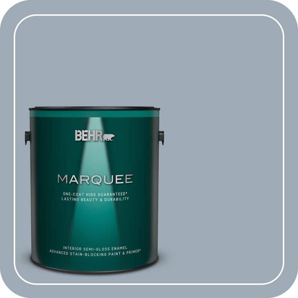 BEHR MARQUEE 1 gal. #T13-6 Twilight Semi-Gloss Enamel Interior Paint ...