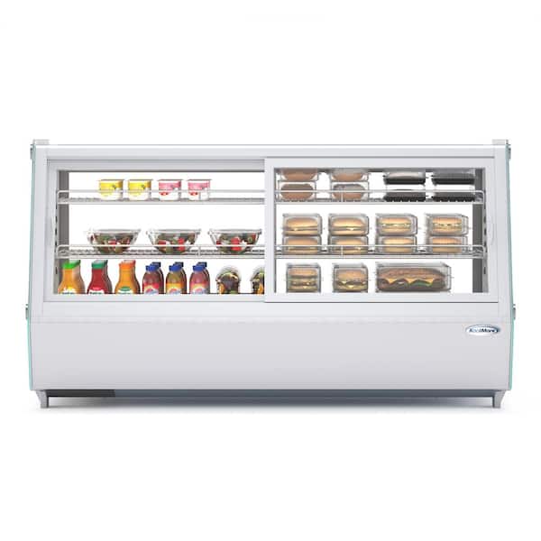 Koolmore 48 in. Self-Service Countertop Display Refrigerator, 16 cu. ft. in White