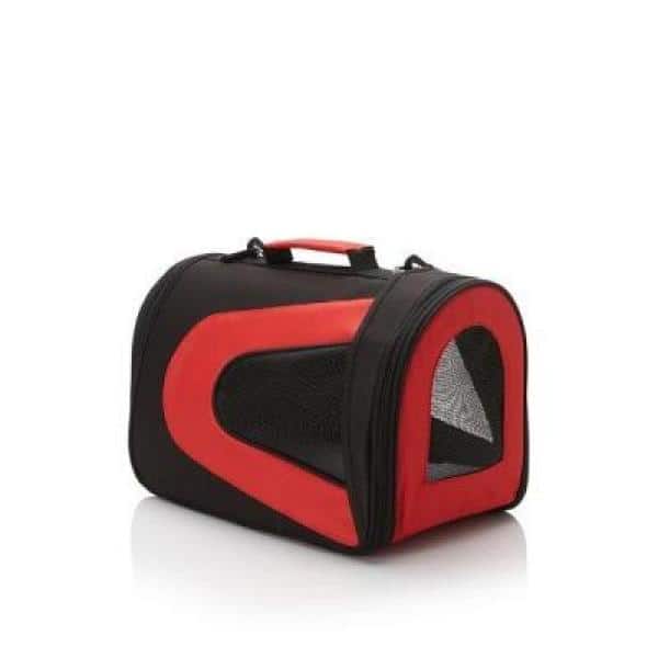 Pet Life Airline Approved Phenom-Air Collapsible Pet Carrier - Red