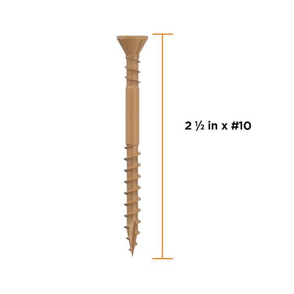 GRK Fasteners #9 x 2-1/2 in. Star Drive Bugle Head Deck Elite Wood