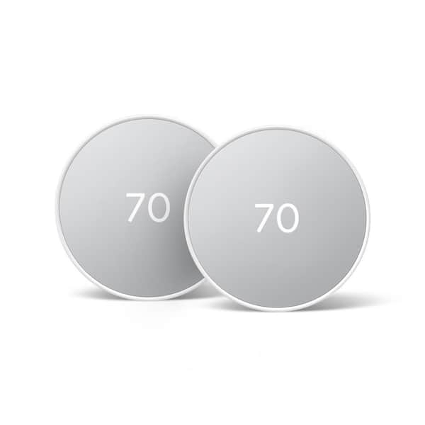 Google Nest Thermostat - Smart Thermostat for Home - Programmable Wifi  Thermostat - Snow 