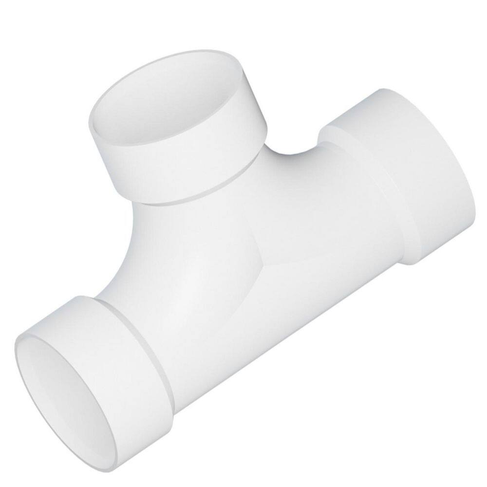 3 in. PVC DWV 2-Way Cleanout H x H x H, White Rigid PVC Drain, Waste and Vent Fitting, (12 Pack) price history on PriceWatchPro