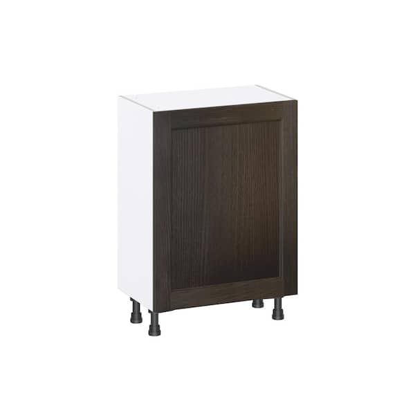 Georgetown 24 in. W x 14 in. D x 34.5 in. H Assembled Base Kitchen Cabinet in Chestnut with 3-Inner Drawers
