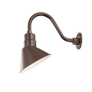 R Series 1-Light 11 in. Architectural Bronze Angle Shade