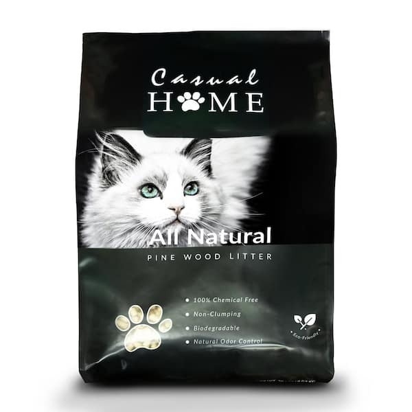 Casual Home 20 lbs. 100% Natural Pine Pellet Unscented Non-Clumping Cat Litter