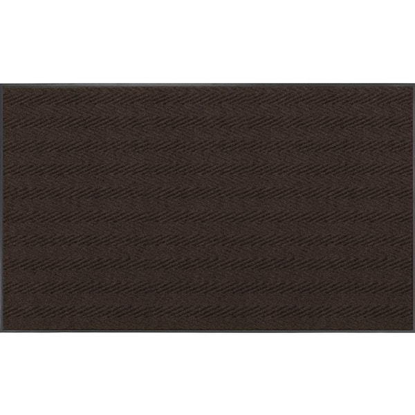 Rubber-Cal 2-ft x 3-ft Brown Rectangular Indoor or Outdoor Door Mat in the  Mats department at