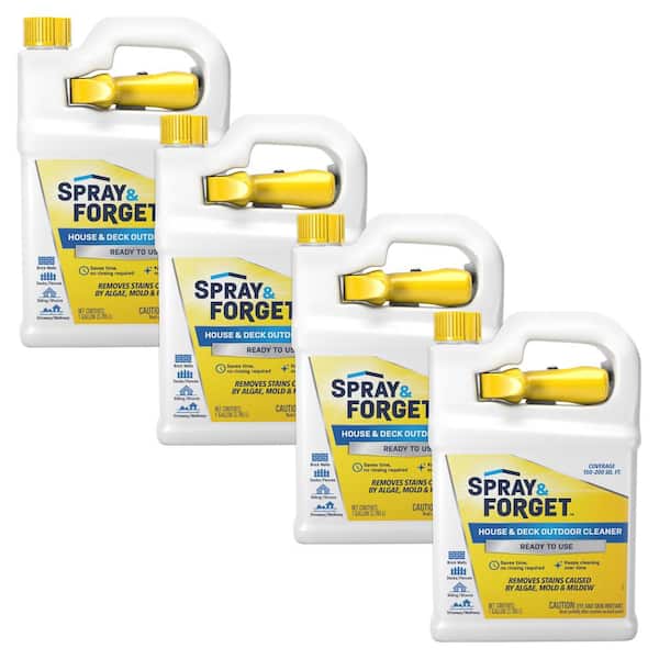 Spray & Forget 1 Gal. SF House/Deck Ready-to-Use Nested Trigger (4-Pack)