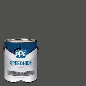 1 gal. PPG1009-7 Licorice Flat Exterior Paint