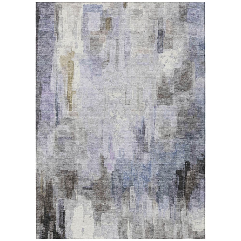 Chantille Machine Washable Indoor/Outdoor Abstract ACN2668 Lavender 5 ft. x 7 ft. 6 in. Area Rug price history on PriceWatchPro