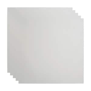 Flat Panel 2 ft. x 2 ft. Matte White Lay-In Vinyl Ceiling Tile (20 sq. ft.)