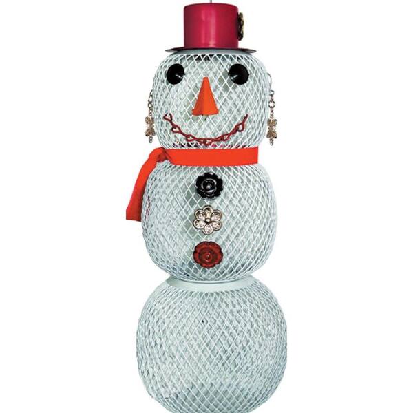 Perky-Pet Snow Woman Hanging Bird Feeder - 2.25 lb. Capacity