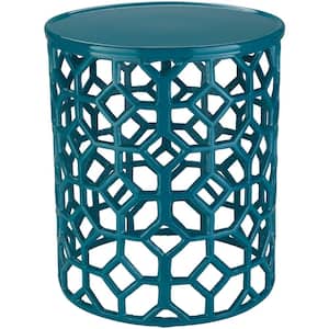 Athina Teal Accent Table