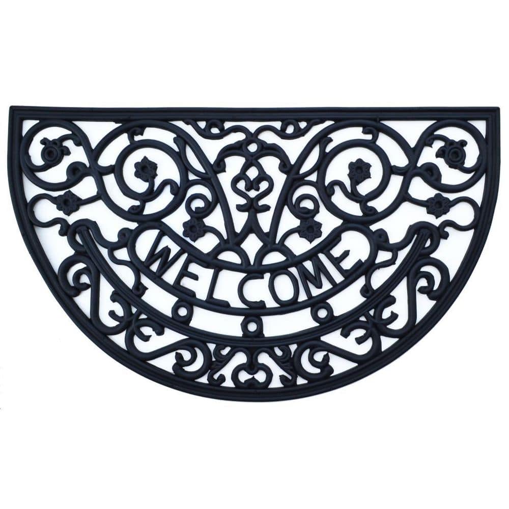 30 in. x 18 in. Black Rubber Outdoor Door Mat price history on PriceWatchPro