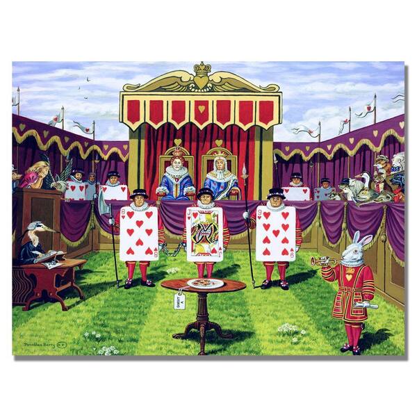 Trademark Fine Art 24 in. x 32 in. Who Stole the Tarts, 2000 Canvas Art-DISCONTINUED