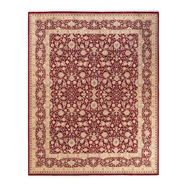 Solo Rugs Mogul One-of-a-Kind Traditional Red 8 ft. 2 in. x 10 ft. 2 in. Oriental Area Rug