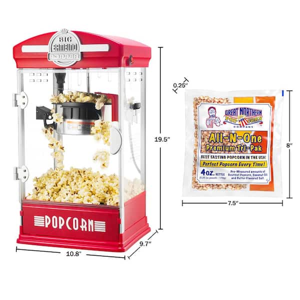 Nostalgia Candy Snack Dispensing Popcorn Cart 8 Oz Black - Office Depot