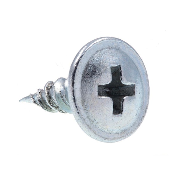 #8 x 1/2 in. Zinc Plated Steel Phillips Drive Modified Truss Head Lath Screws (100-Pack)