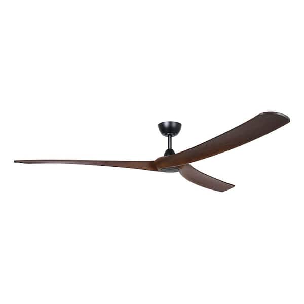 Williwaw 84 in. Outdoor Black Ceiling Fan