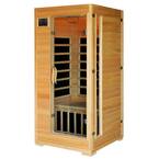 1 to 2 Person Hemlock Infrared Sauna with 4 Carbon Heaters