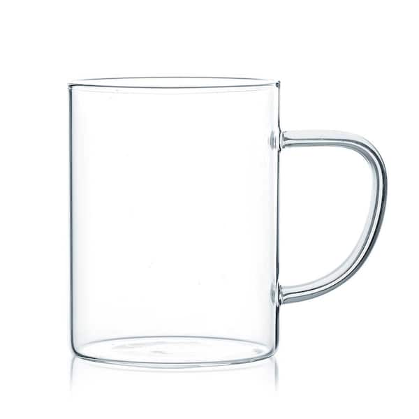 JavaFly Clear Glass 12-ounce Double-walled Thermo Bistro Mug with