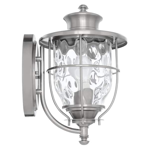 Progress Lighting Beacon ウォールライト E26対応 Progress Lighting Beacon Collection 1-Light Stainless Steel 12.9