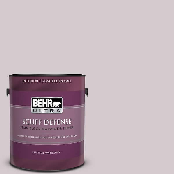 BEHR ULTRA 1 gal. #N110-1 Dusty Lilac Extra Durable Eggshell Enamel Interior Paint & Primer