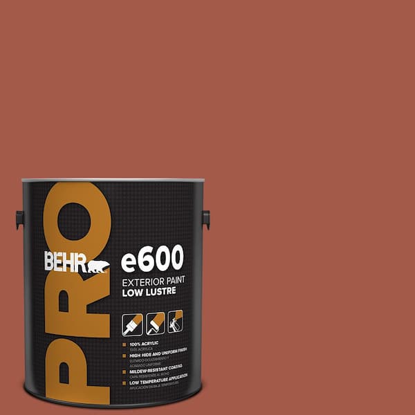 BEHR PRO 1 gal. #PPU2-15 Cajun Red Low Luster Exterior Paint