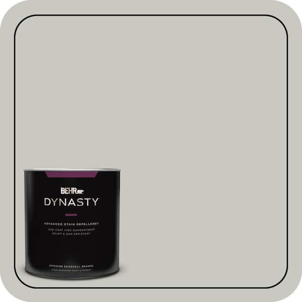 BEHR DYNASTY 1 qt. #PPU24-12 Whitewash Oak Eggshell Enamel Interior Stain-Blocking Paint & Primer