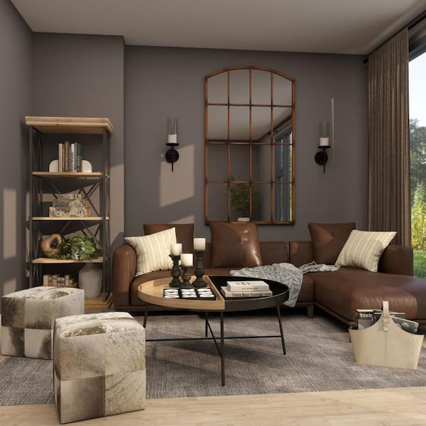 Litton Lane Rectangle Wood Faux Book Box with World Map Cover (Set