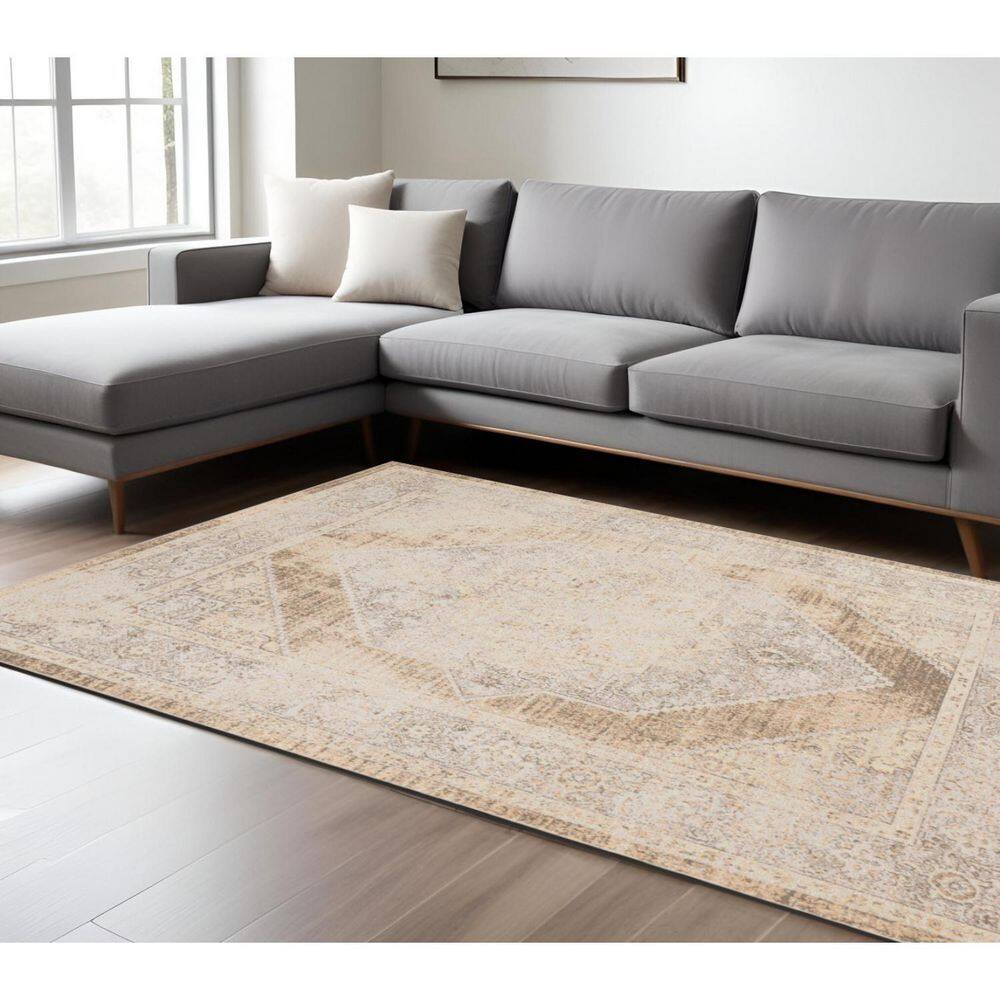 8 X 10 Beige Area Rug