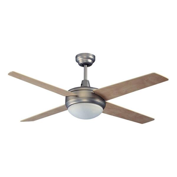 Royal Pacific 2-Light Fan Maple Blades Brushed Pewter Finish-DISCONTINUED