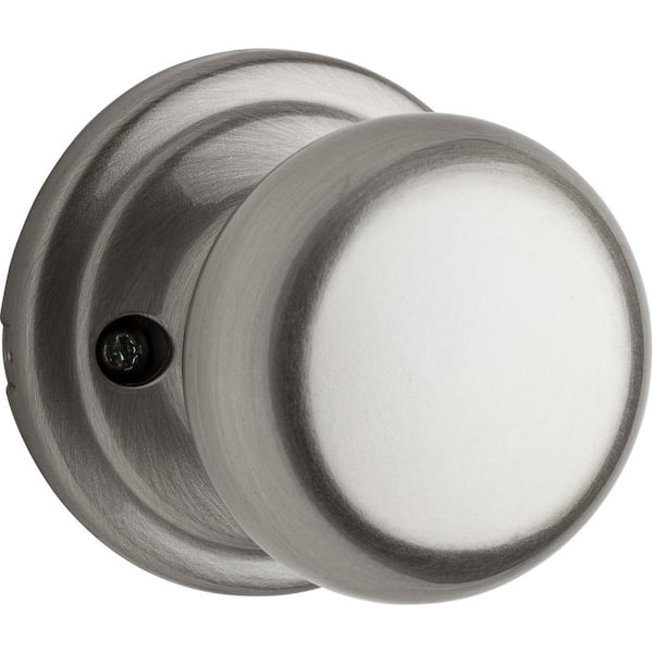 Kwikset Hancock Satin Nickel Passage Hall/Closet Door Knob
